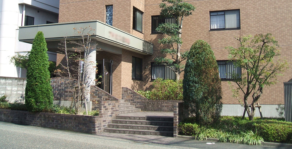 マンションの洋風外構｜大分県日田市