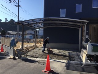 日田市日の出町分譲地で新築外構工事が完成しましたのイメージ画像