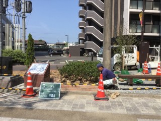 日田市中央一丁目緑地ポケットパーク工事が完成しましたのイメージ画像