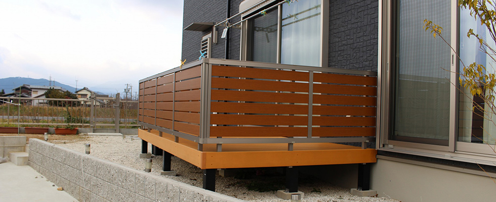 カーポート、ビオトープなど部分別施工