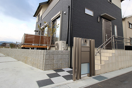 新築住宅のエクステリア、外構工事の施工事例